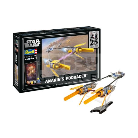 Revell Star Wars Anakins Podracer:: EP1 25th Anniversary 1:31 makett 05639R