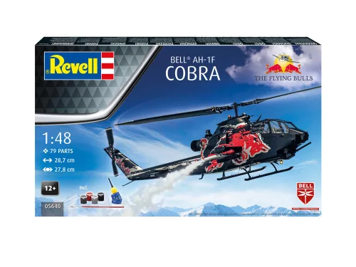 Revell Gift Set Flying Bulls AH-1F Cobra – 1:48 helikopter makett