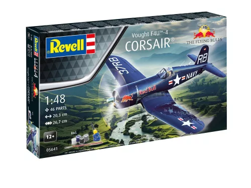 Revell Gift Set Flying Bulls F4U-4 Corsair – 1:48 repülőgép makett