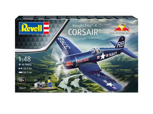 Revell Gift Set Flying Bulls F4U-4 Corsair – 1:48 repülőgép makett