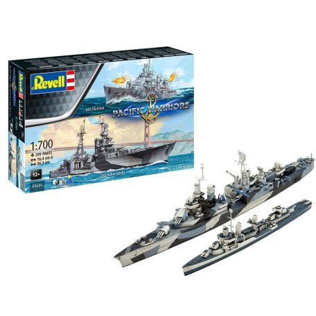 Revell Model Set Pacific Warriors 1:700 hajó makett 05644R