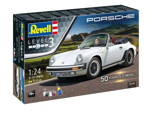 Revell Gift Set 50 Years of Porsche 911 G-Model (Cabriolet) – 1:24 autó makett