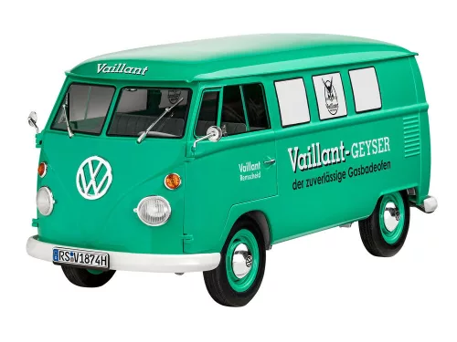 Revell Gift Set Volkswagen T1 Bus (150 Years of Vaillant) – 1:24 kisbusz makett