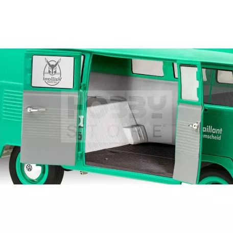 Revell Gift Set "150 years of Vaillant" VW T1 Bus 1:24 autó makett 05648R