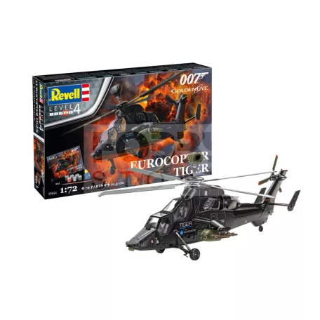 Revell Gift Set Eurocopter Tiger - James Bond 007 GoldenEye 1:72 helikopter makett 05654R