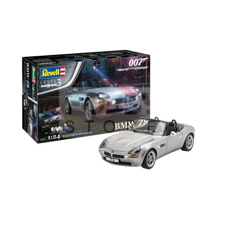 Revell Gift Set BMW Z8 - James Bond 007 The World Is Not Enough 1:24 autó makett 05662R