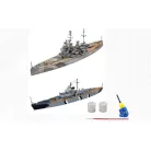 Revell First Diorama Set - Bismarck Battle 1:1200 hajó makett 05668R