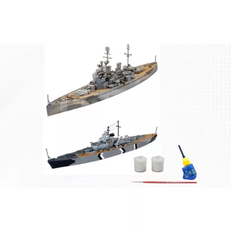 Revell First Diorama Set - Bismarck Battle 1:1200 hajó makett 05668R