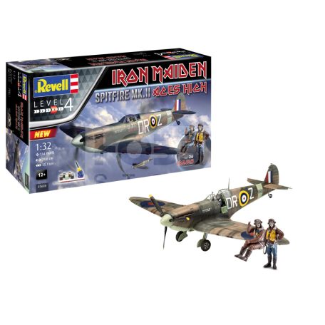 Revell Gift Set Spitfire Mk.V Iron Maiden 1:32 repülő makett 05688R