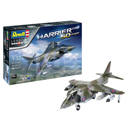 Revell Gift Set Hawker Harrier GR Mk.1 1:32 repülő makett 05690R