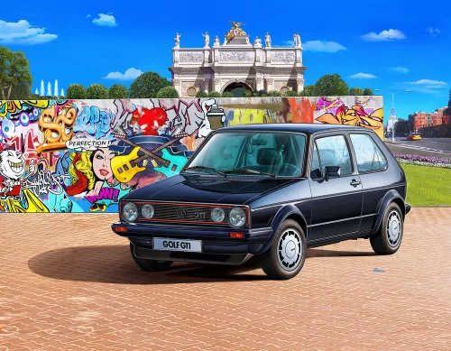 Revell Gift Set Volkswagen Golf GTI Pirelli (35 Years) – 1:24 autó makett