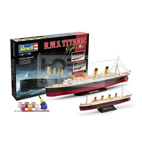 Revell Gift Set R.M.S.Titanic 1:1200 hajó makett 05727R