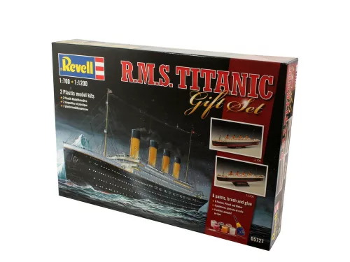 Revell Gift Set R.M.S. Titanic Twin Set – 1:700 és 1:1200 hajó makett szett