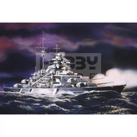 Revell Bismarck 1:1200 hajó makett 05802R