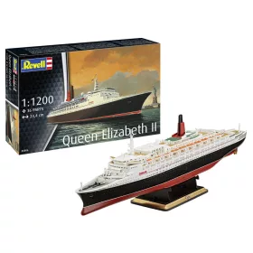 Revell Queen Elizabeth II – 1:1200 hajó makett