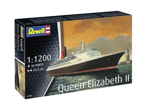 Revell Queen Elizabeth II – 1:1200 hajó makett