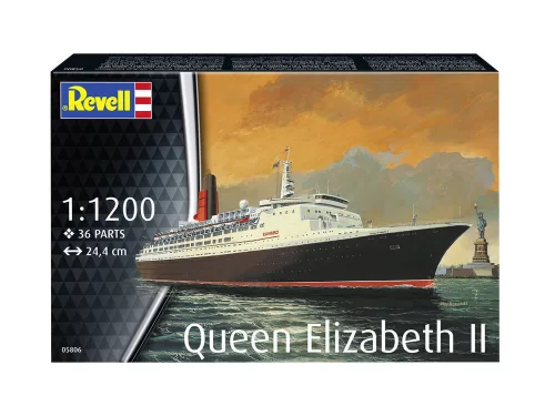 Revell Queen Elizabeth II – 1:1200 hajó makett