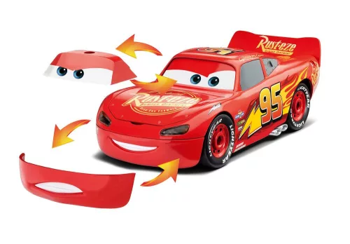 Revell Build & Play Lightning McQueen Disney-Cars (Light & Sound) – 1:20 autó makett