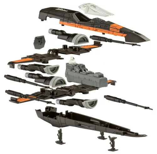 Revell Build & Play Poe's X-Wing Fighter (Sound) – 1:78 űrhajó makett