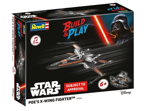 Revell Build & Play Poe's X-Wing Fighter (Sound) – 1:78 űrhajó makett