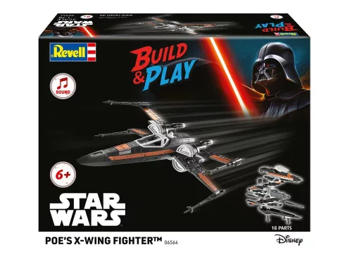 Revell Build & Play Poe's X-Wing Fighter (Sound) – 1:78 űrhajó makett