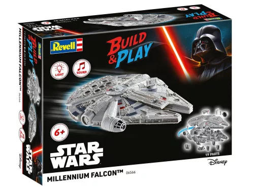 Revell Build & Play Millennium Falcon (Light/Sound) – 1:164 űrhajó makett