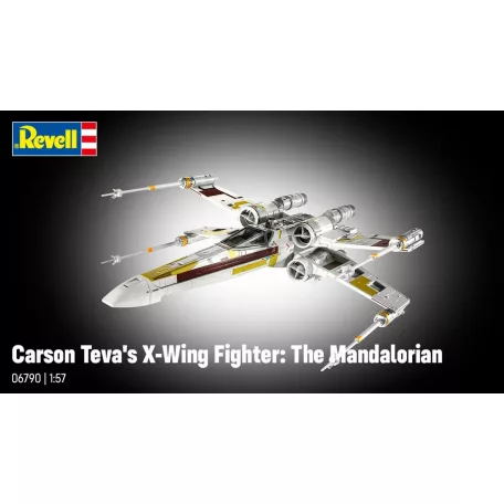 Revell Star Wars Carson Teva's X-Wing Fighter: The Mandalorian 1:57 makett 06790R