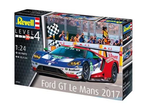 Revell Ford GT Le Mans 2017 – 1:24 versenyautó makett