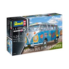 Revell Samba T1 Flower Power 1:24 autó makett 07050R