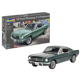 Revell 1965 Ford Mustang 2+2 Fastback – 1:24 autó makett