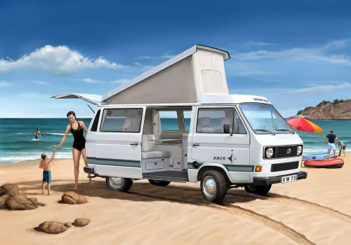 Revell Volkswagen T3 Camper – 1:25 kisbusz makett