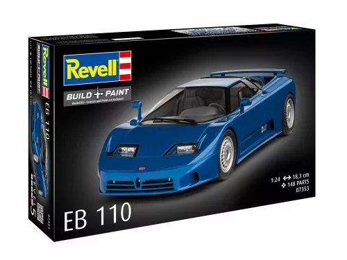 Revell Bugatti EB110 – 1:24 versenyautó makett