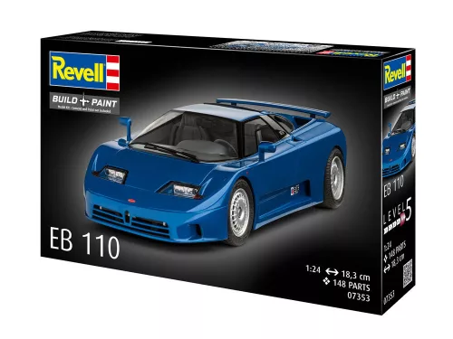 Revell Bugatti EB110 – 1:24 versenyautó makett
