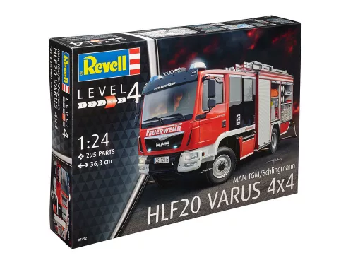 Revell MAN/Schlingmann HLF 20 VARUS 4x4 – 1:24 tűzoltóautó makett