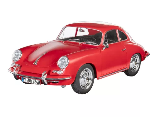 Revell Porsche 356B Coupé (75 Years of Plastic Modelling) – 1:16 autó makett