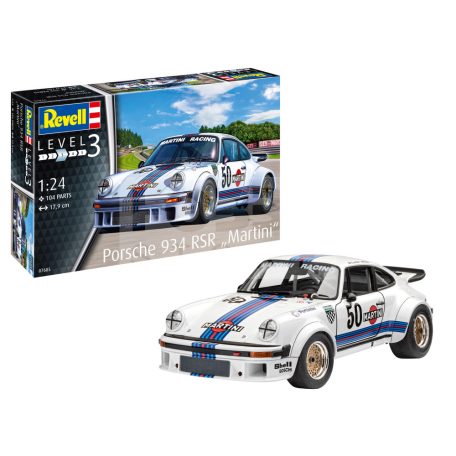 Revell Porsche 934 RSR Martini 1:24 autó makett 07685R