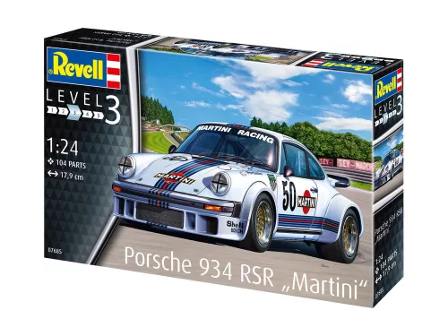 Revell Porsche 934 RSR "Martini" – 1:24 versenyautó makett