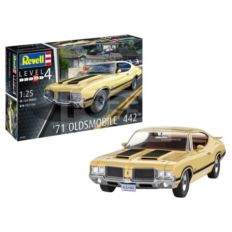 Revell 71 Oldsmobile 442 Coupe 1:25 autó makett 07695R