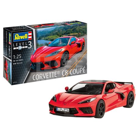 Revell Corvette C8 Coupe autó makett 07714R