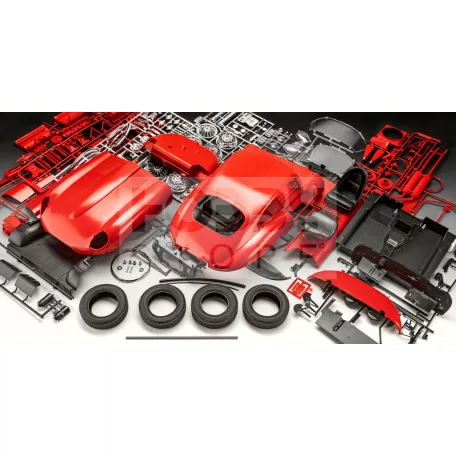 Revell Jaguar E-Type autó makett 07717R