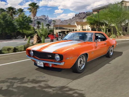 Revell '69 Chevy Camaro – 1:12 autó makett