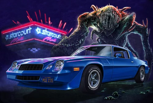 Revell Stranger Things Chevy Camaro Z/28 – 1:25 autó makett