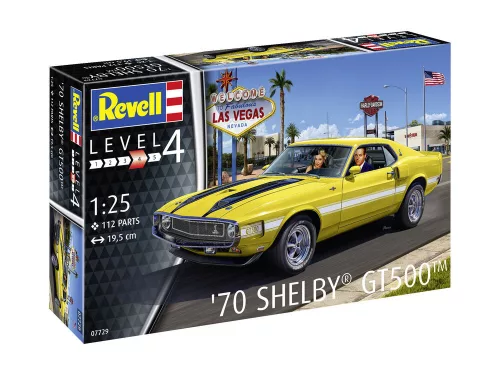 Revell '70 Shelby Mustang GT500 – 1:25 autó makett