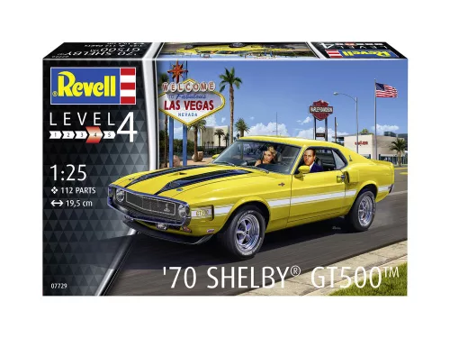Revell '70 Shelby Mustang GT500 – 1:25 autó makett
