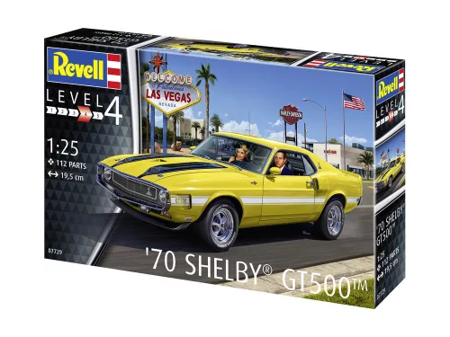 Revell '70 Shelby Mustang GT500 – 1:25 autó makett
