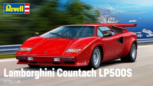 Revell Lamborghini Countach LP500S – 1:24 versenyautó makett