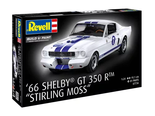 Revell 1966 Shelby GT 350 R Stirling Moss – 1:24 autó makett