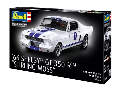 Revell 1966 Shelby GT 350 R Stirling Moss – 1:24 autó makett