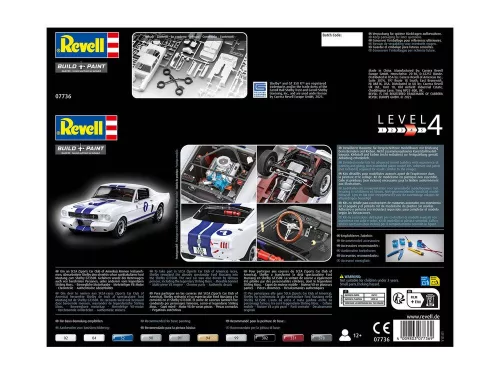 Revell 1966 Shelby GT 350 R Stirling Moss – 1:24 autó makett