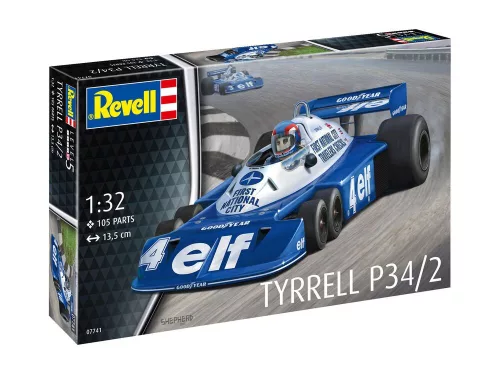 Revell Tyrrell P34/2 6-Wheeler – 1:32 versenyautó makett